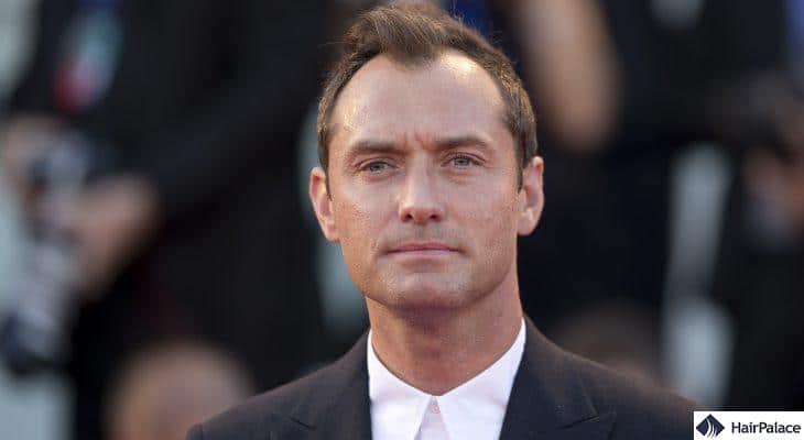 jude law receding hair